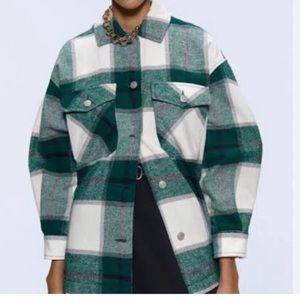 Zara Plaid Flannel Shacket